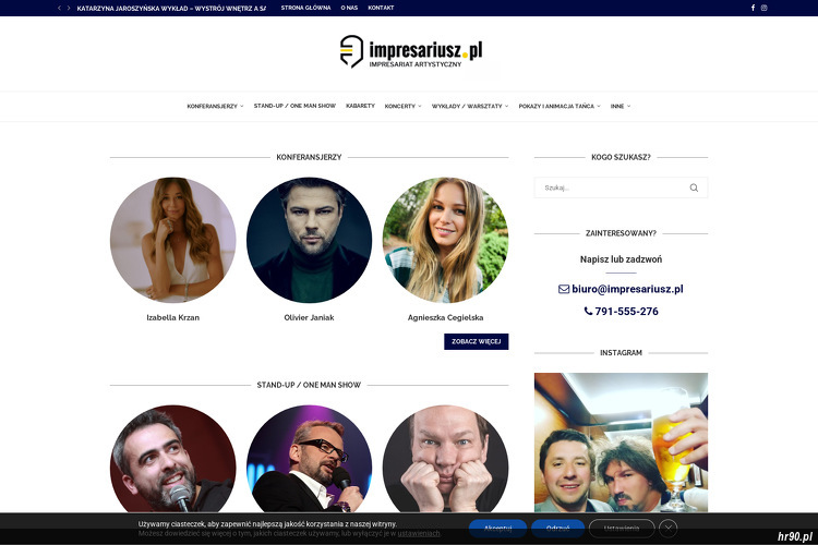 Michał Marcinkowski IMPRESARIAT ARTYSTYCZNY IMPRESARIUSZ.PL