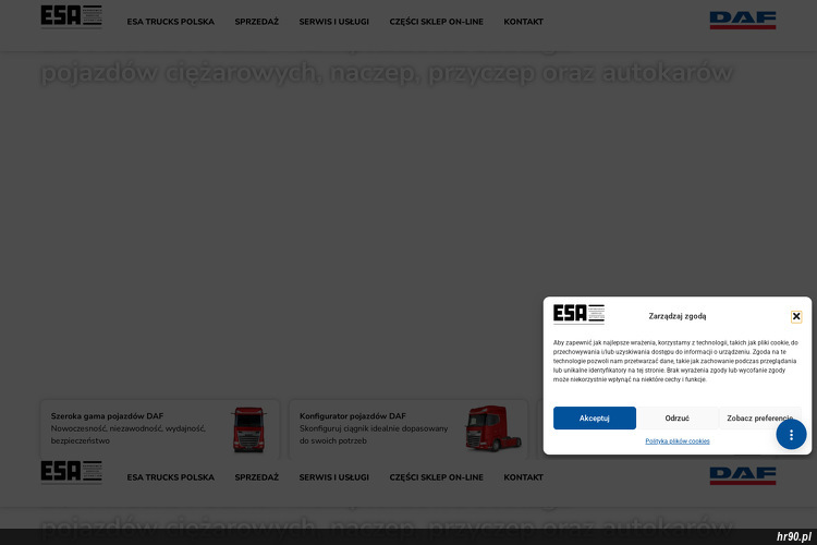 ESA Trucks Polska Sp. z o.o.